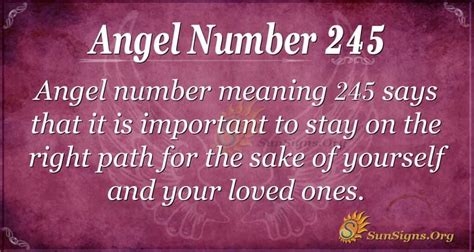 245 Angel Number Meaning